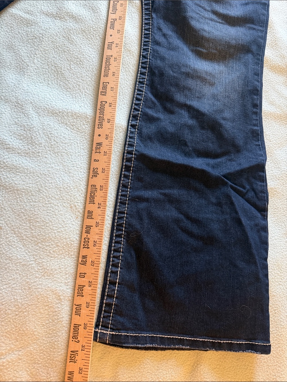 Silver Jeans Dark Blue Straight Leg Jeans